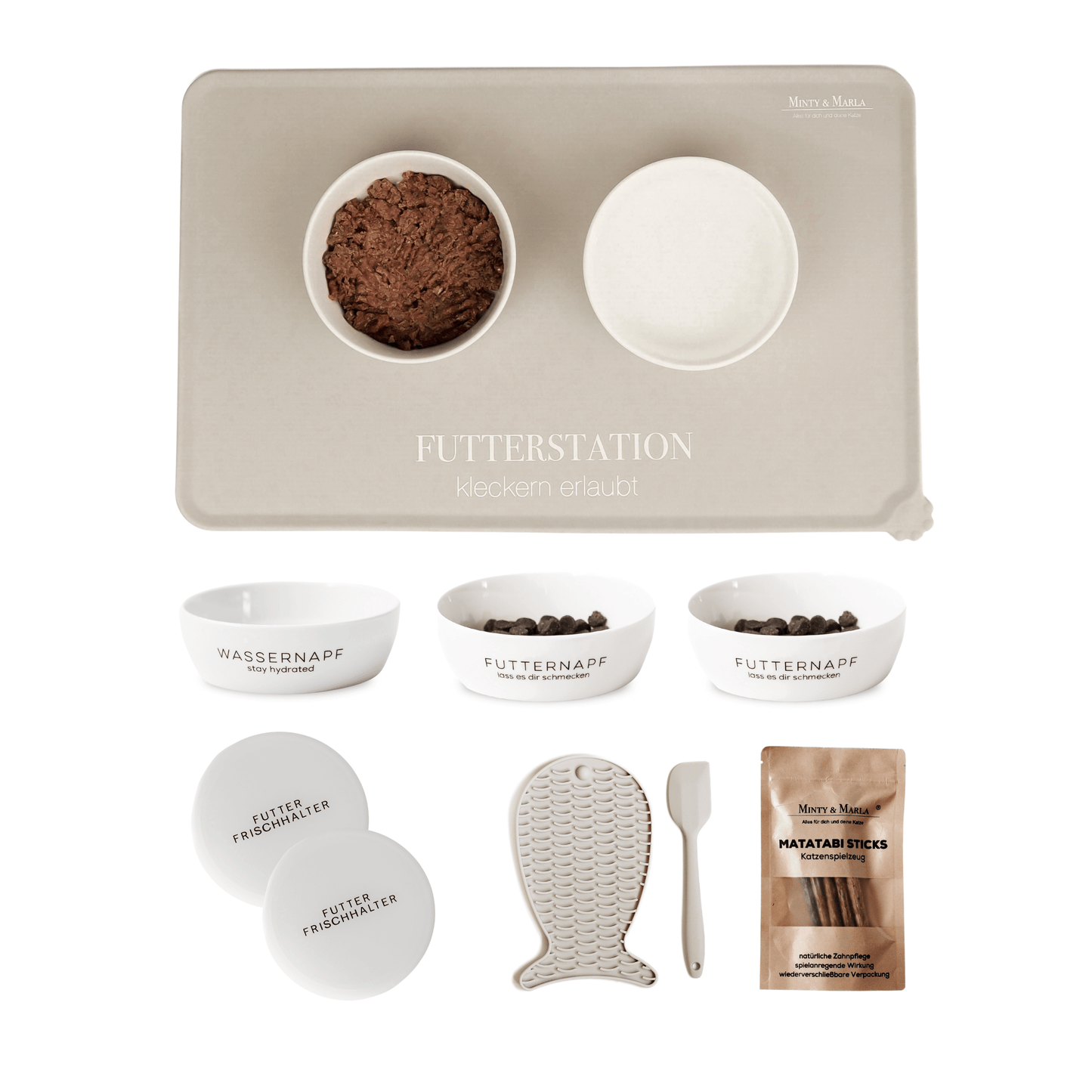 Futterzubehör Erstaustattung