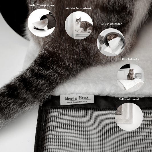 Selbstheizende Decke für Katzen für die Transportbox