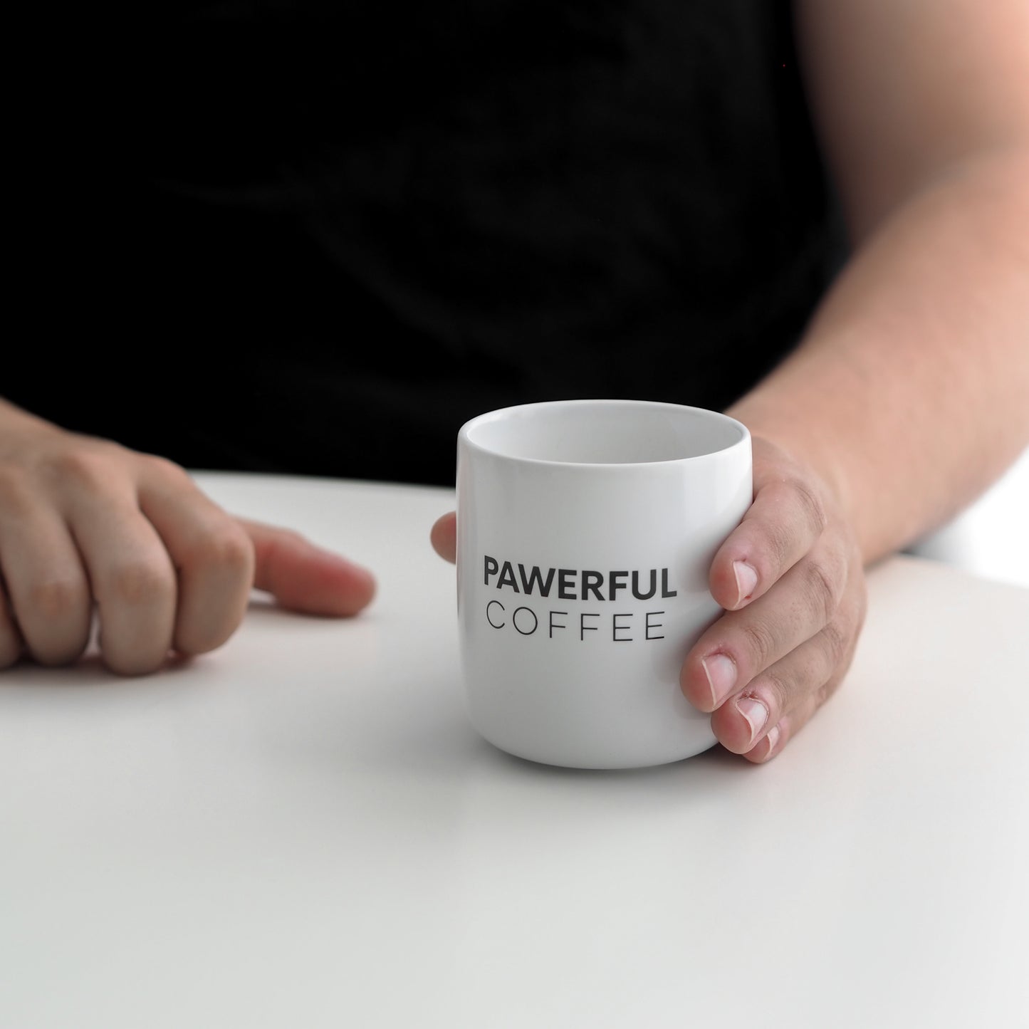 Tasse aus Keramik für Heißgetränke mit niedlichen Tiersprüchen