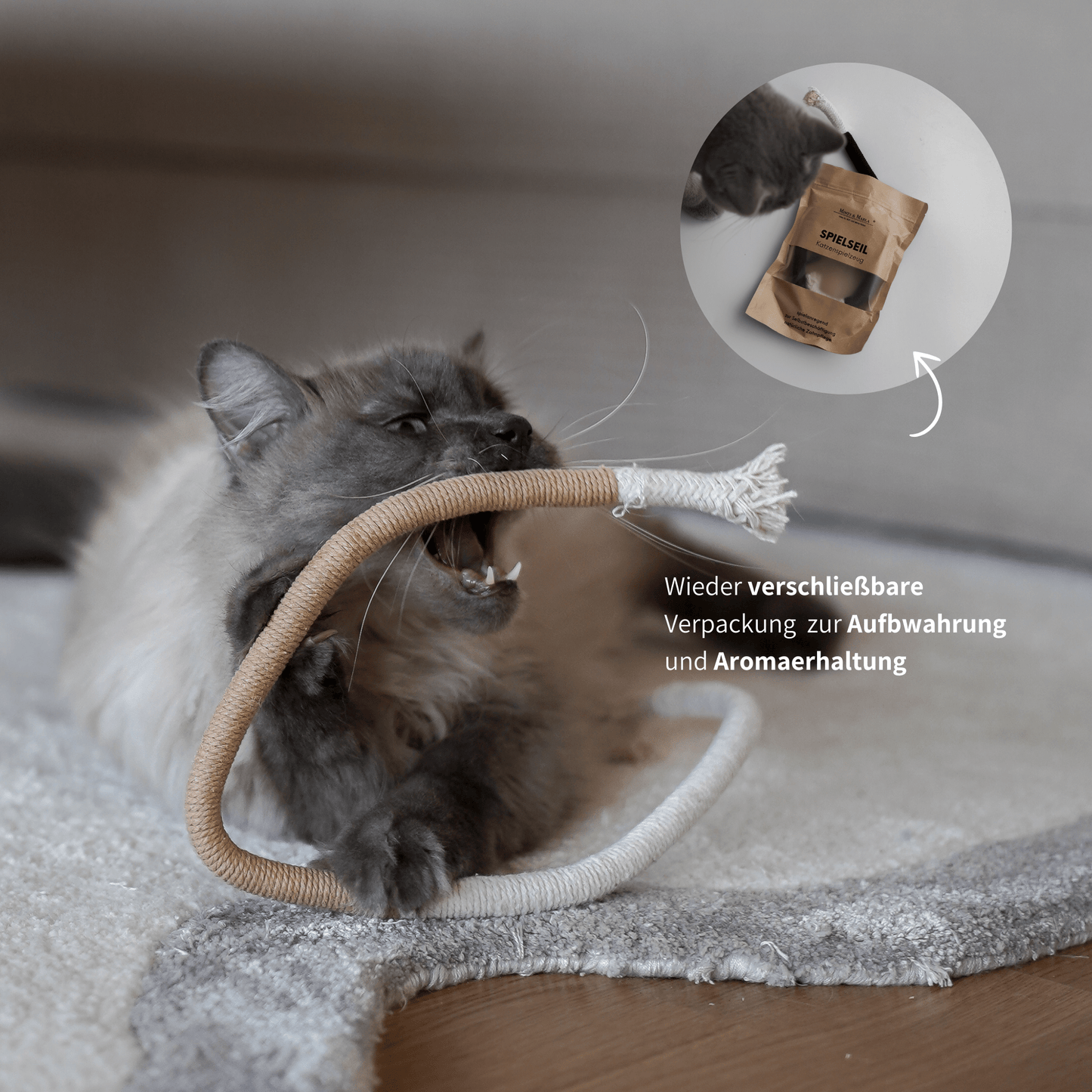 Natürliches und spielanregendes Spielzeug für Katzen mit Matatabi