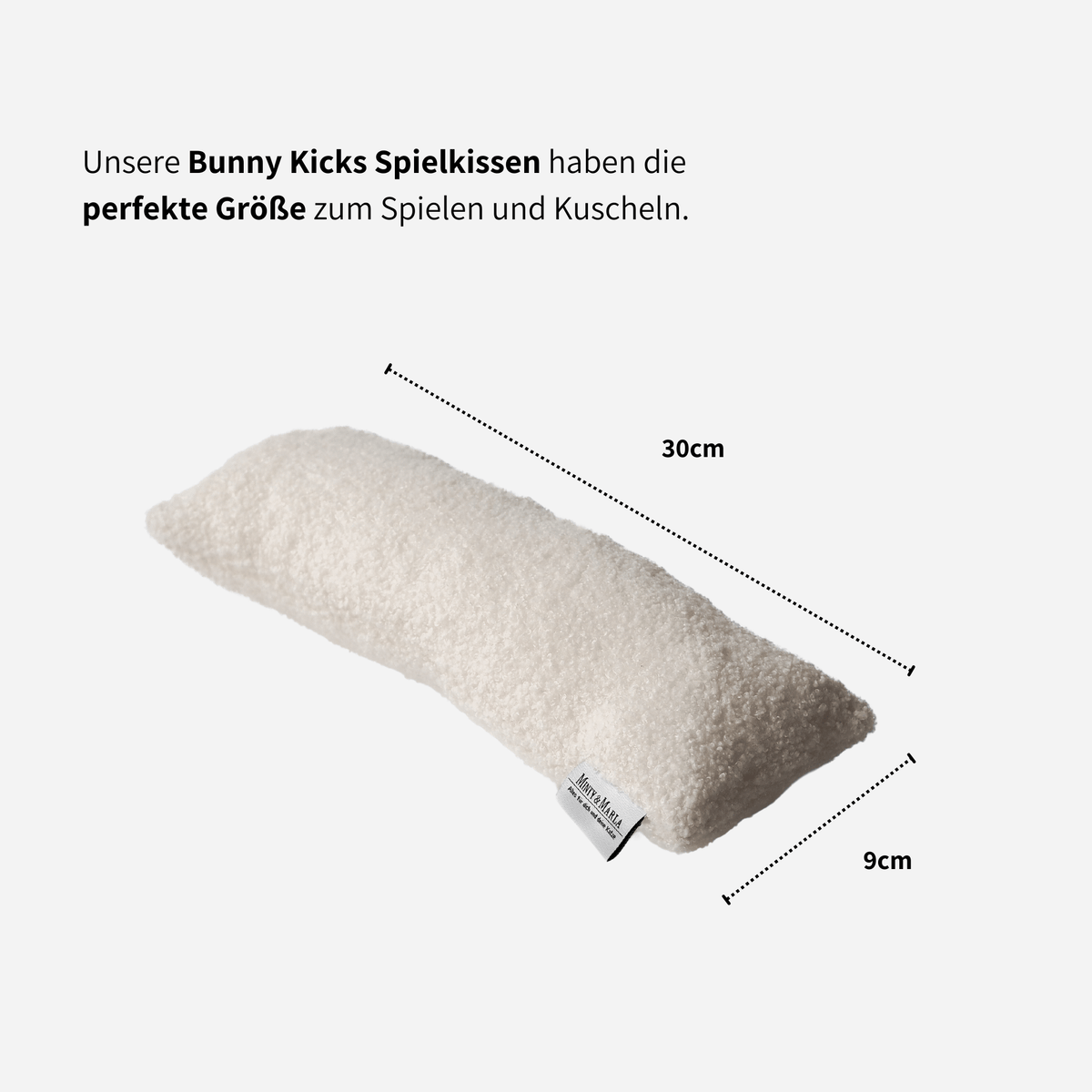 Bunny Kicks Spielkissen Katzenspielzeug mit Katzenminze