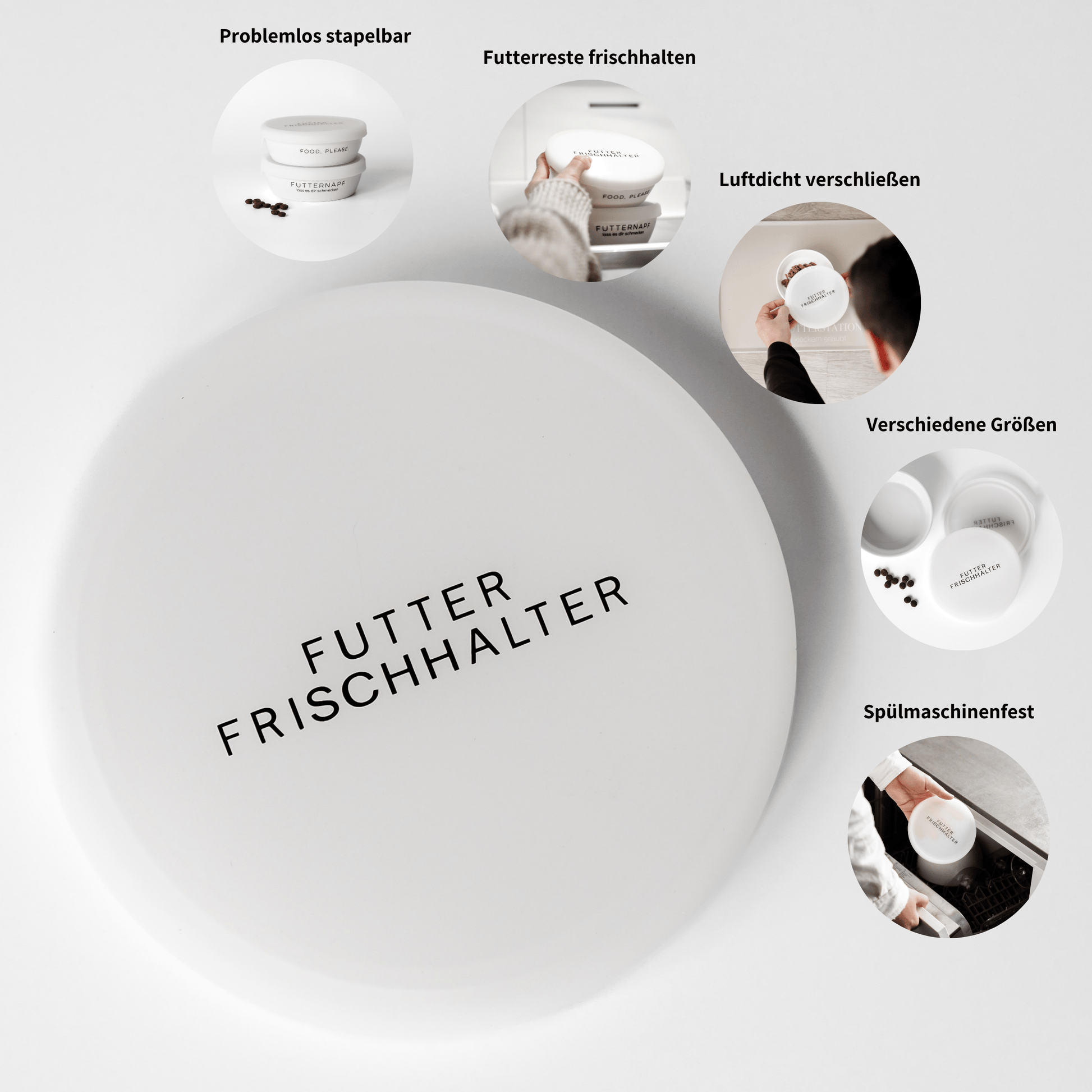 Napfdeckel zum Nassfutter frisch halten für Katzen