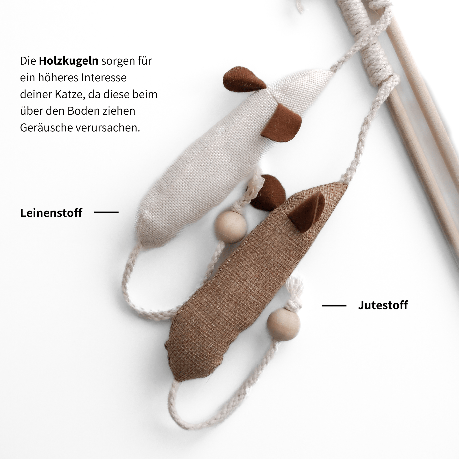 Spielangel mit KatzenminzeSpielzeug für Katzen