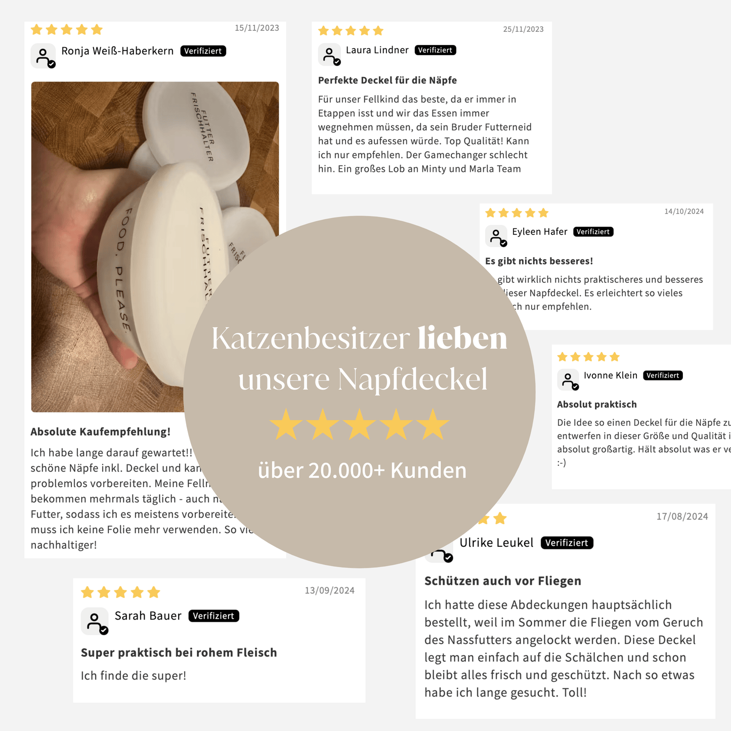 Deckel zum Nassfutter frisch halten für Katzen Kundenbewertungen Kundenstimmen