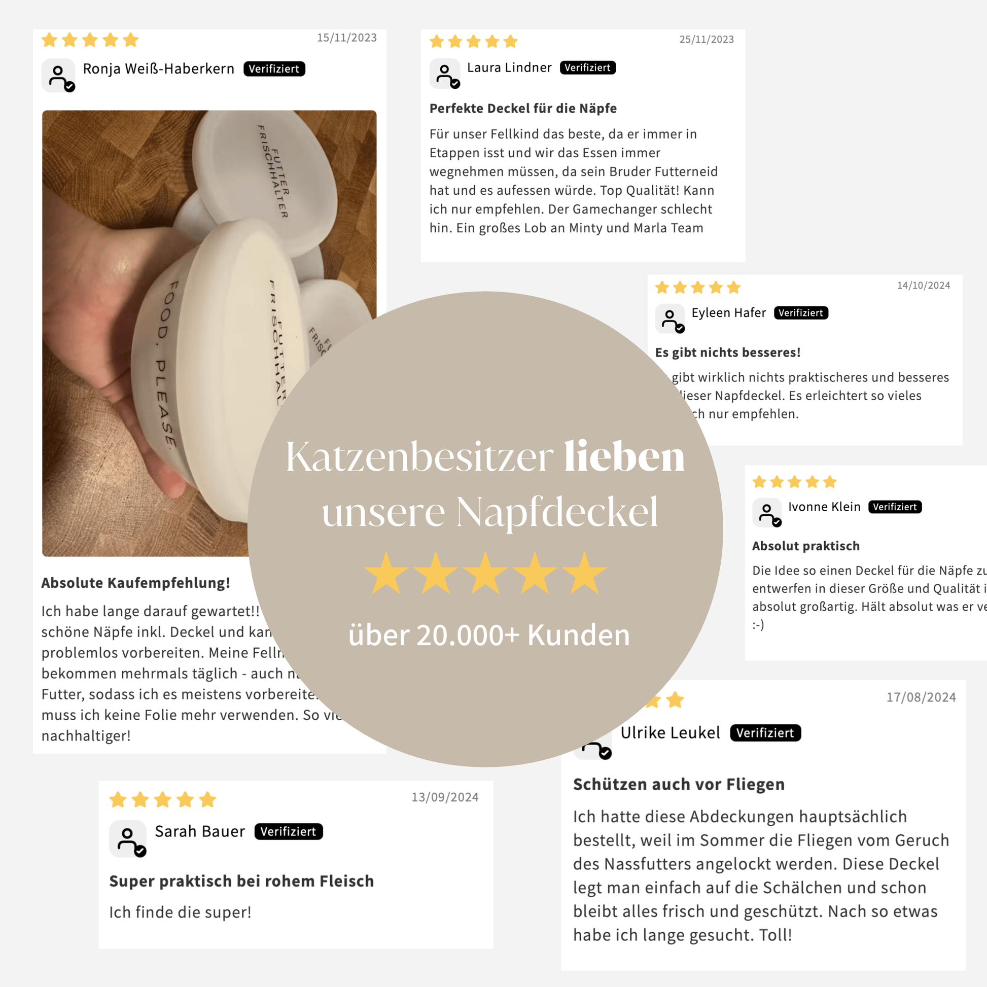 Deckel zum Nassfutter frisch halten für Katzen Kundenbewertungen Kundenstimmen
