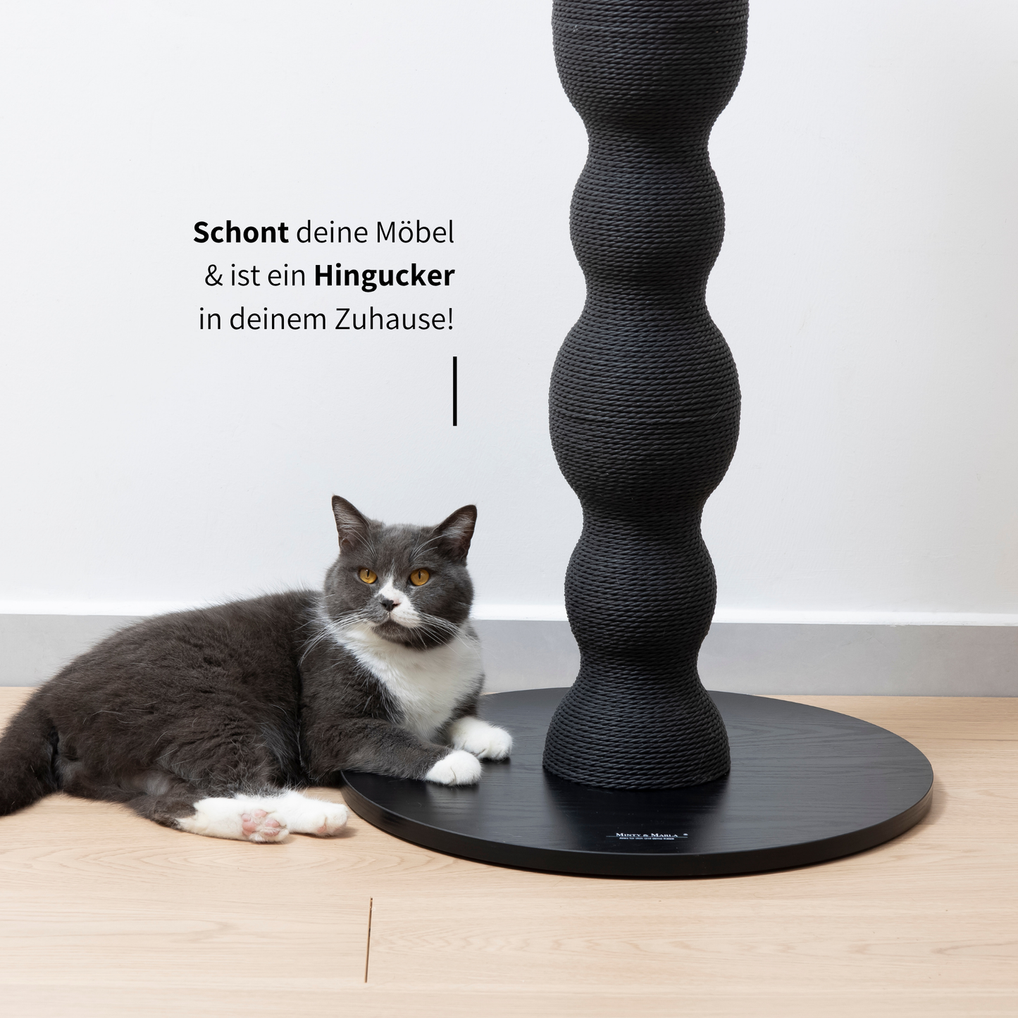 stylische, moderne, hochwertige Designer-Kratzmöbel für Katzen Kratzsäule