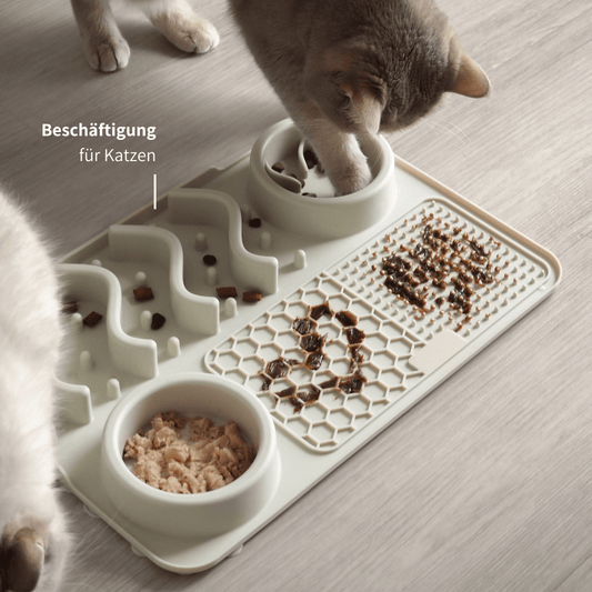 Fummelbrett für Katzen aus Silikon für Katzenfutter
