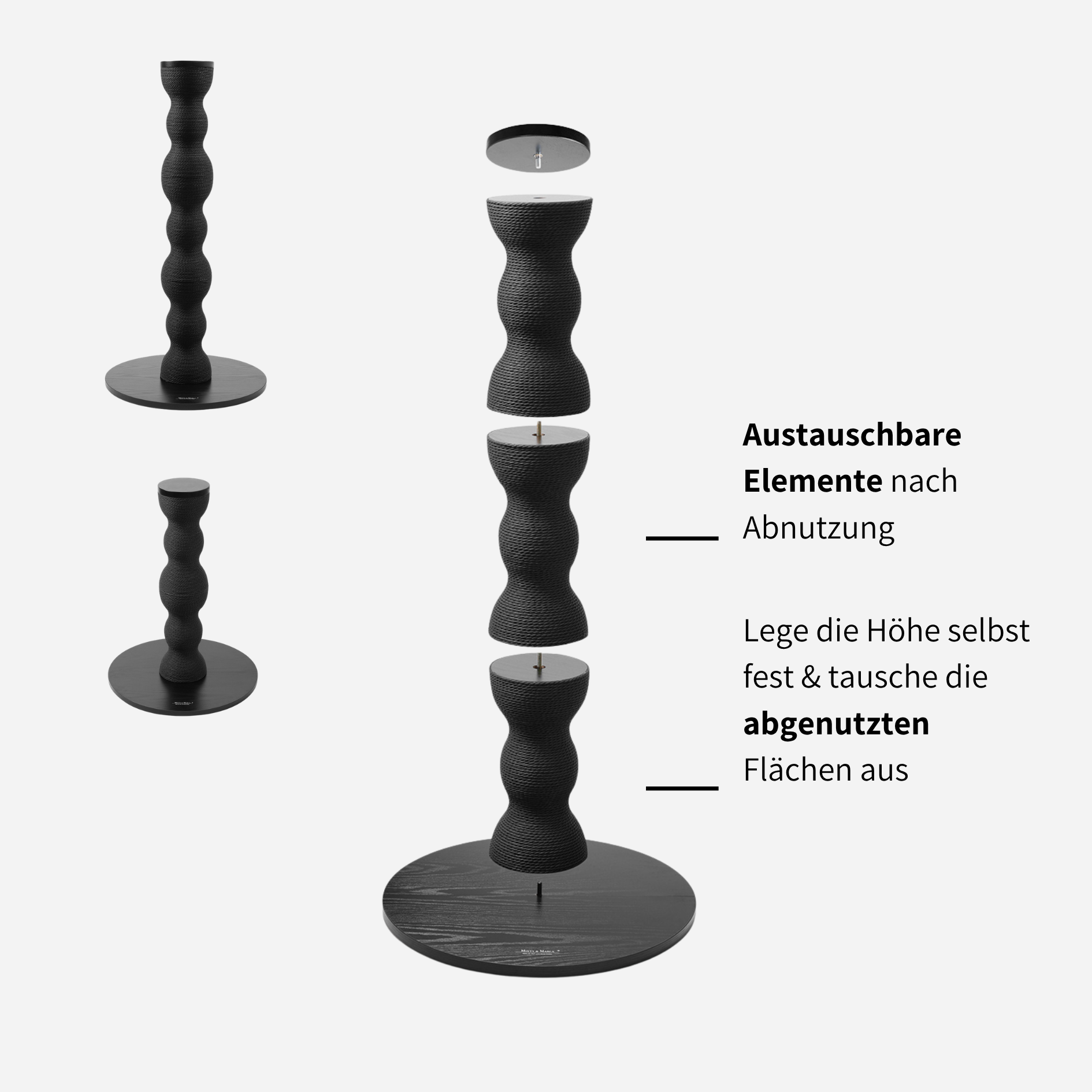 Modulares System Kratzsäule Kratzmöbel Katzen
