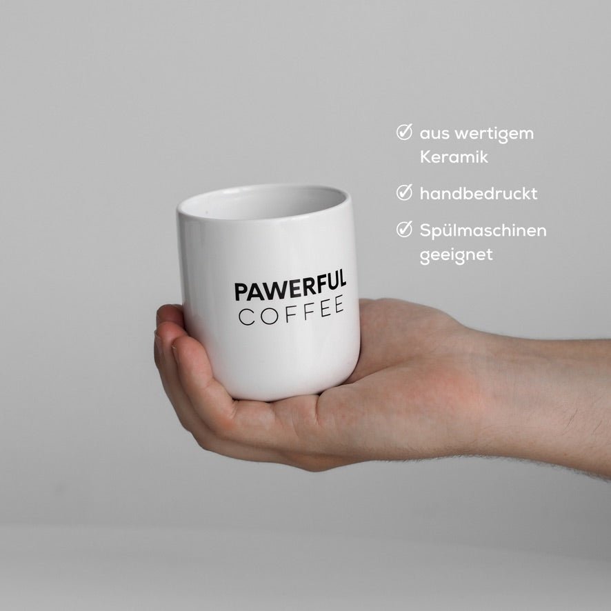 Spülmaschinen geeignete Tasse aus Keramik für Katzenliebhaber