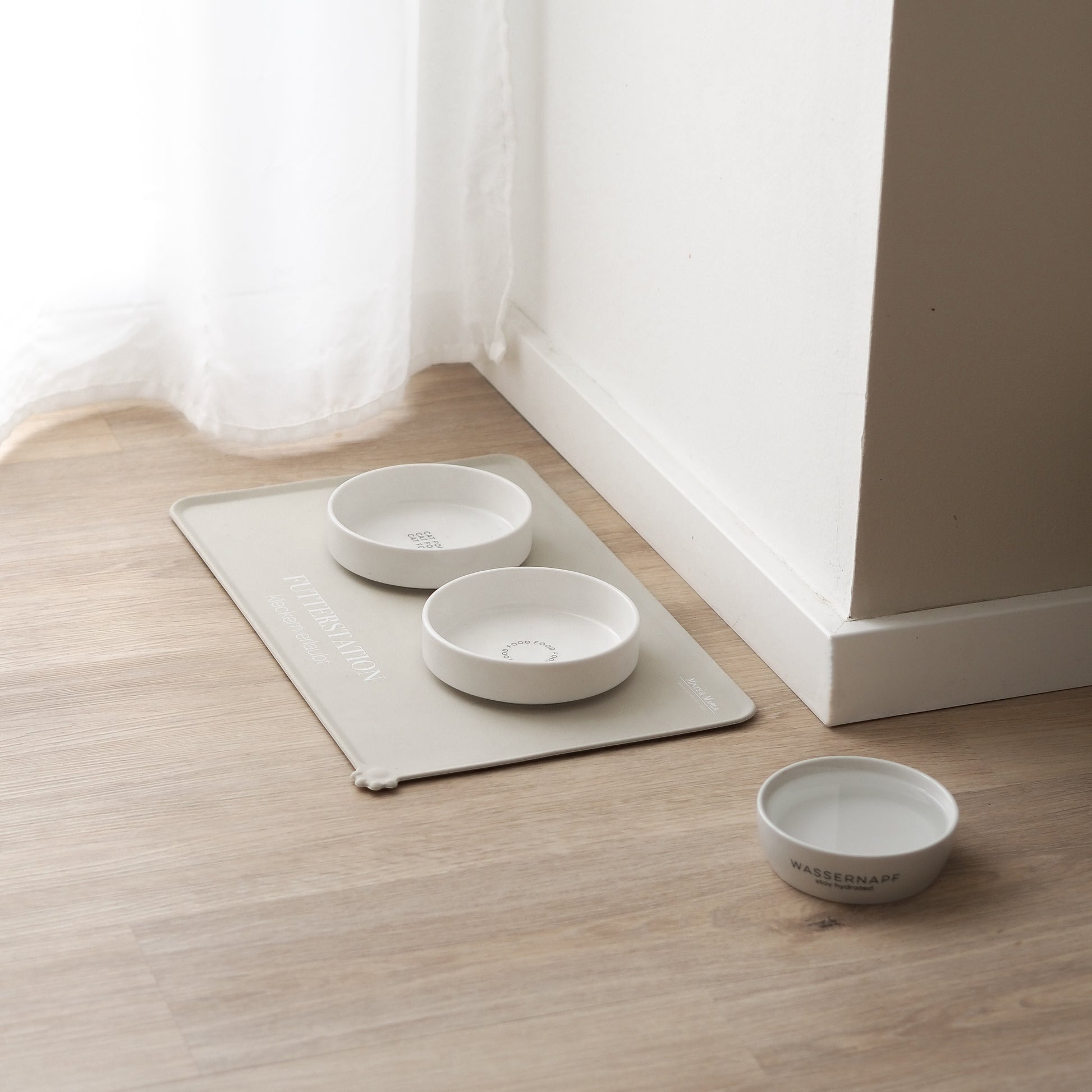 Hundefuttermatte 45x30cm - Wasserdichte Unterlage Für Napf & Futterplatz